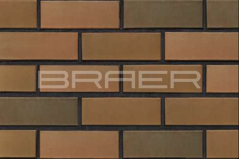 Кирпич керамический лицевой "BRAER" Баварская кладка, гладкий, 1.4 НФ