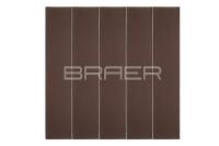 Кирпич керамический лицевой "BRAER" Коричневый, гладкий 0.7 НФ