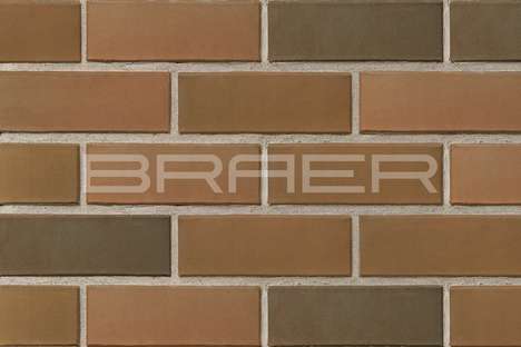 Кирпич керамический лицевой "BRAER" Баварская кладка, гладкий, 1.4 НФ